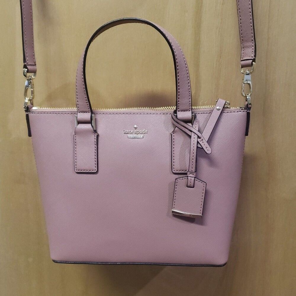 NWT Kate Spade Cameron Street Lucie Crossbody bag 9.1wx7.6hx3.3d Color-Tan PPP - Picture 3 of 10